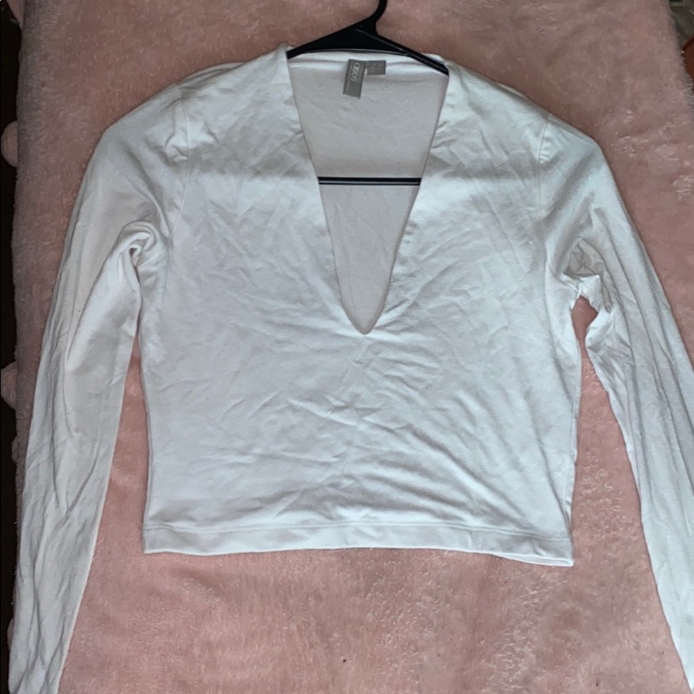 White crop top